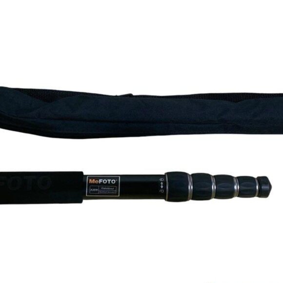 MeFOTO WALKABOUT Aluminum Monopod A35W Black - Picture 1 of 4